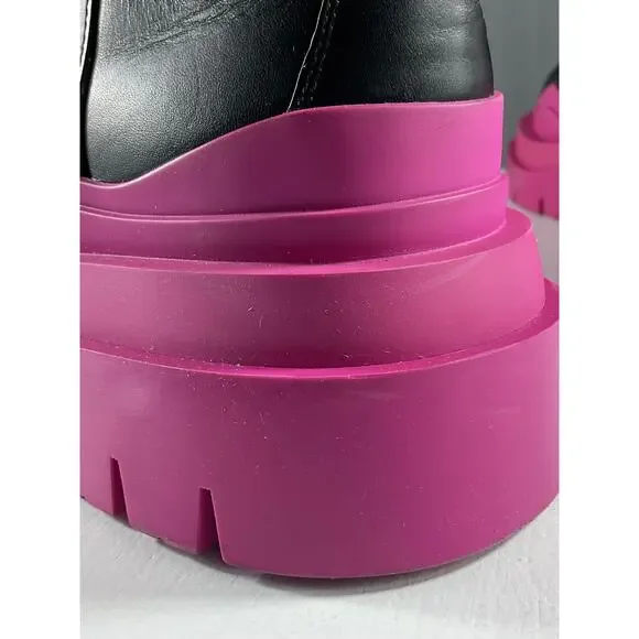 Bottega Veneta Black and Pink Women's Boots - Picture 13 of 16